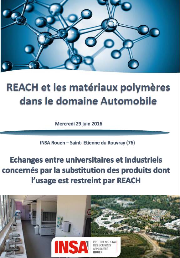 Substitution des produits à usage restreint par la réglementation REACH